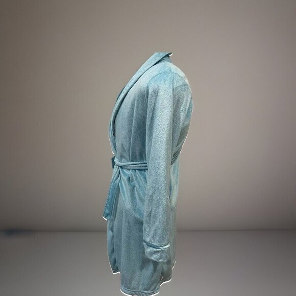 Chuckie Goodnight Bathrobe Youth XL Soft Blue Pockets Rhinestones Robe Bath - Picture 4 of 14